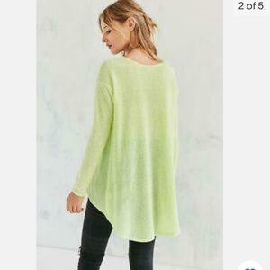 KIMCHI BLUE HIGH/LOW TUNIC SWEATER